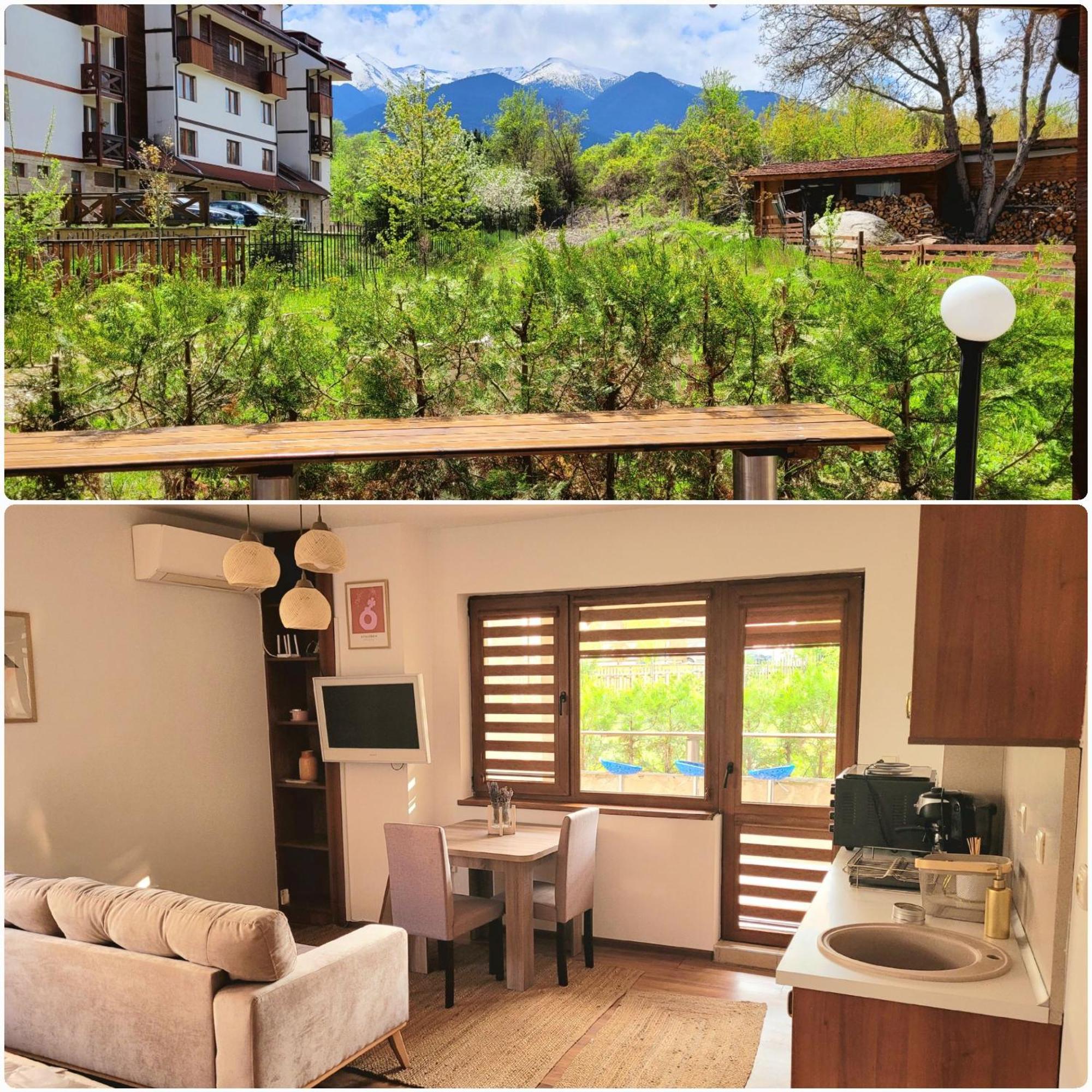 Cozy & Stylish Flat With Amazing View, 2Min Walk To Ski Road, 7-8 Min To Gondola 반스코 외부 사진